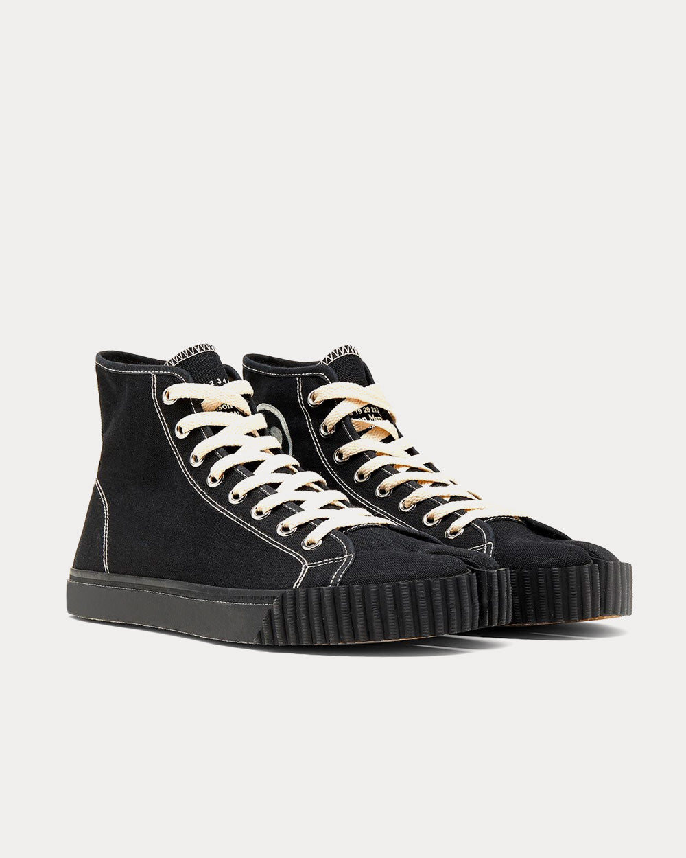 Maison Margiela Tabi Black High Top Sneakers - 2