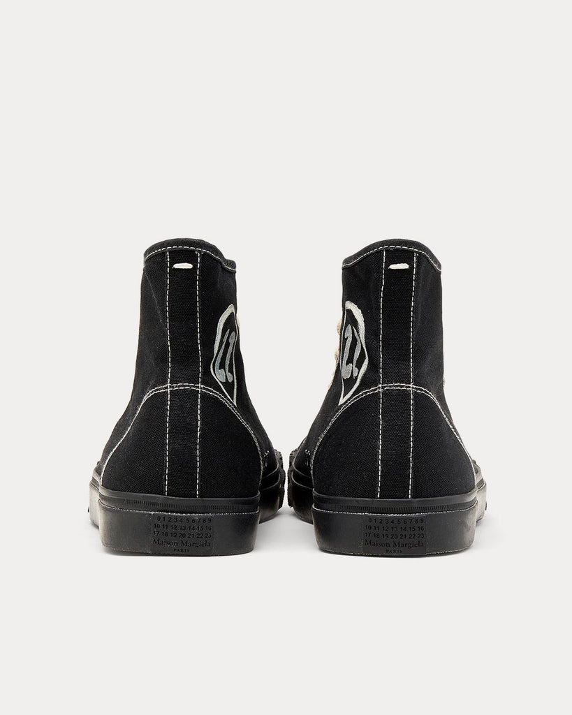 Buy Maison Margiela men black high-top tabi sneakers for $850 online on  SV77, S57WS0440/P4291/H0958