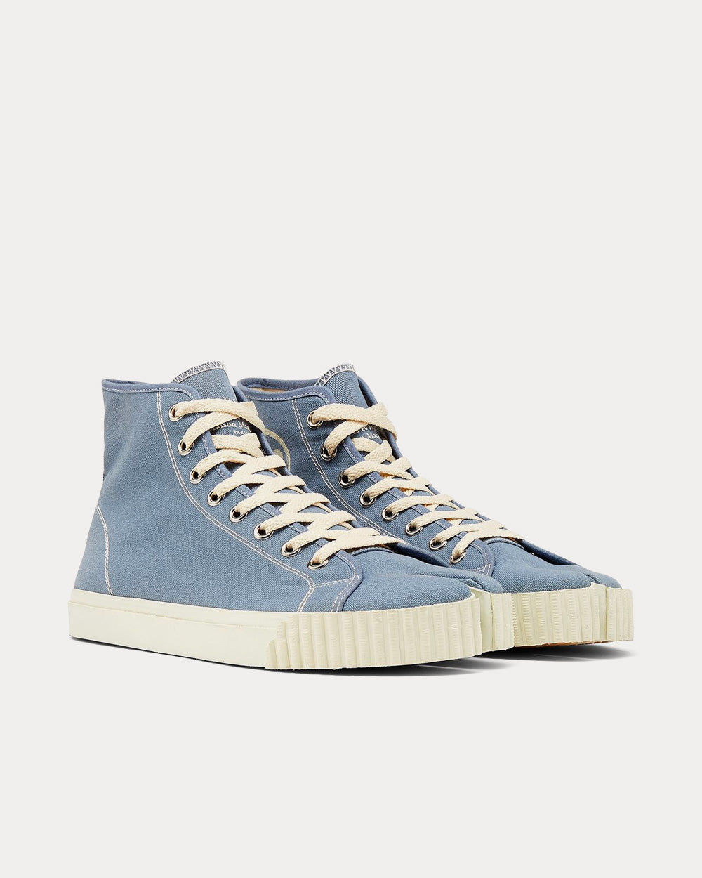 Maison Margiela Tabi Sky Blue High Top Sneakers - 2