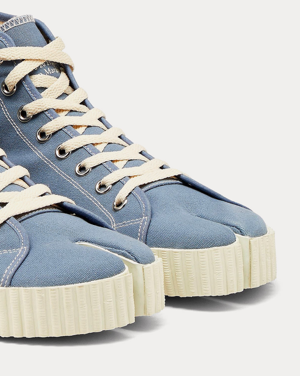 Maison Margiela Tabi Sky Blue High Top Sneakers - 5