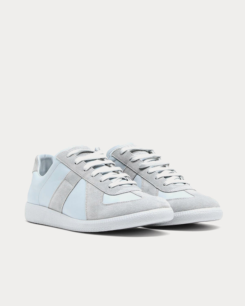 Maison Margiela Replica Light Grey Low Top Sneakers - 3