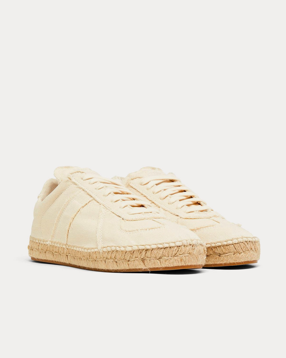 Maison Margiela Replica Espadrilles Beige Low Top Sneakers - 2