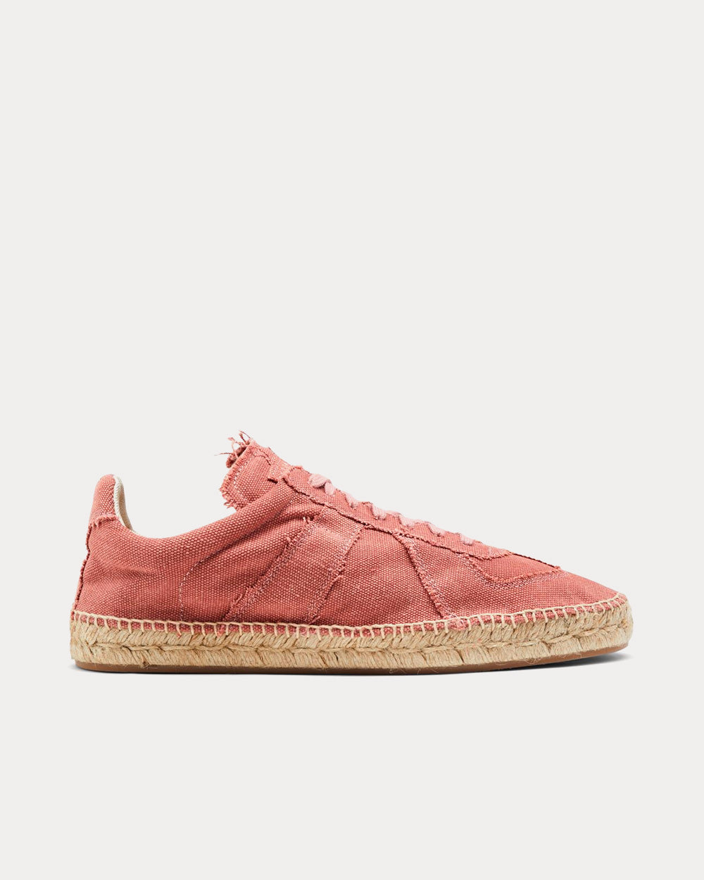 Maison Margiela Replica Espadrilles Brick Red Low Top Sneakers - 1