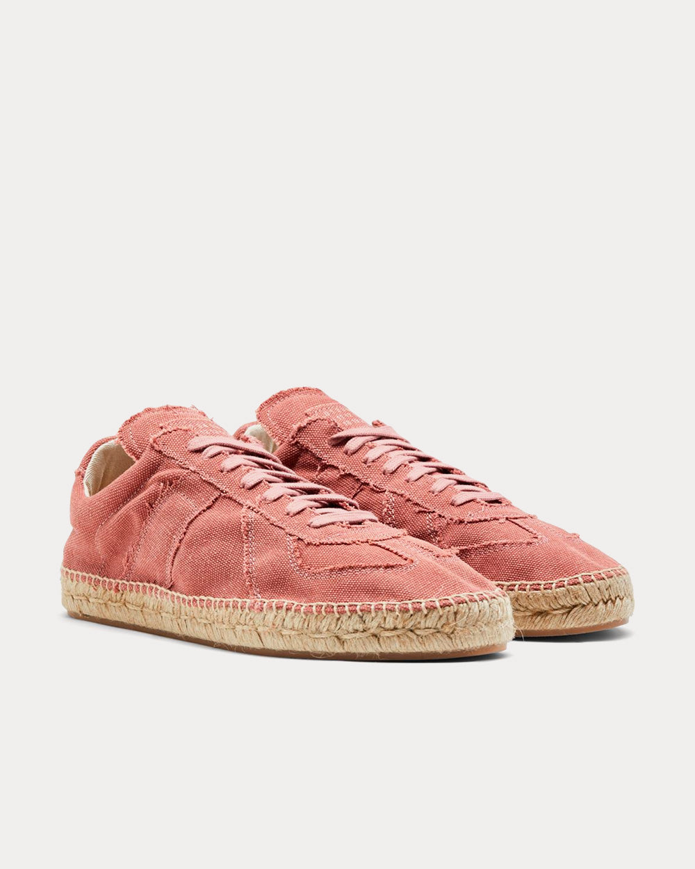 Maison Margiela Replica Espadrilles Brick Red Low Top Sneakers - 2