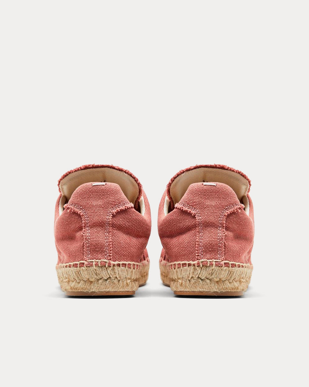 Maison Margiela Replica Espadrilles Brick Red Low Top Sneakers - 3