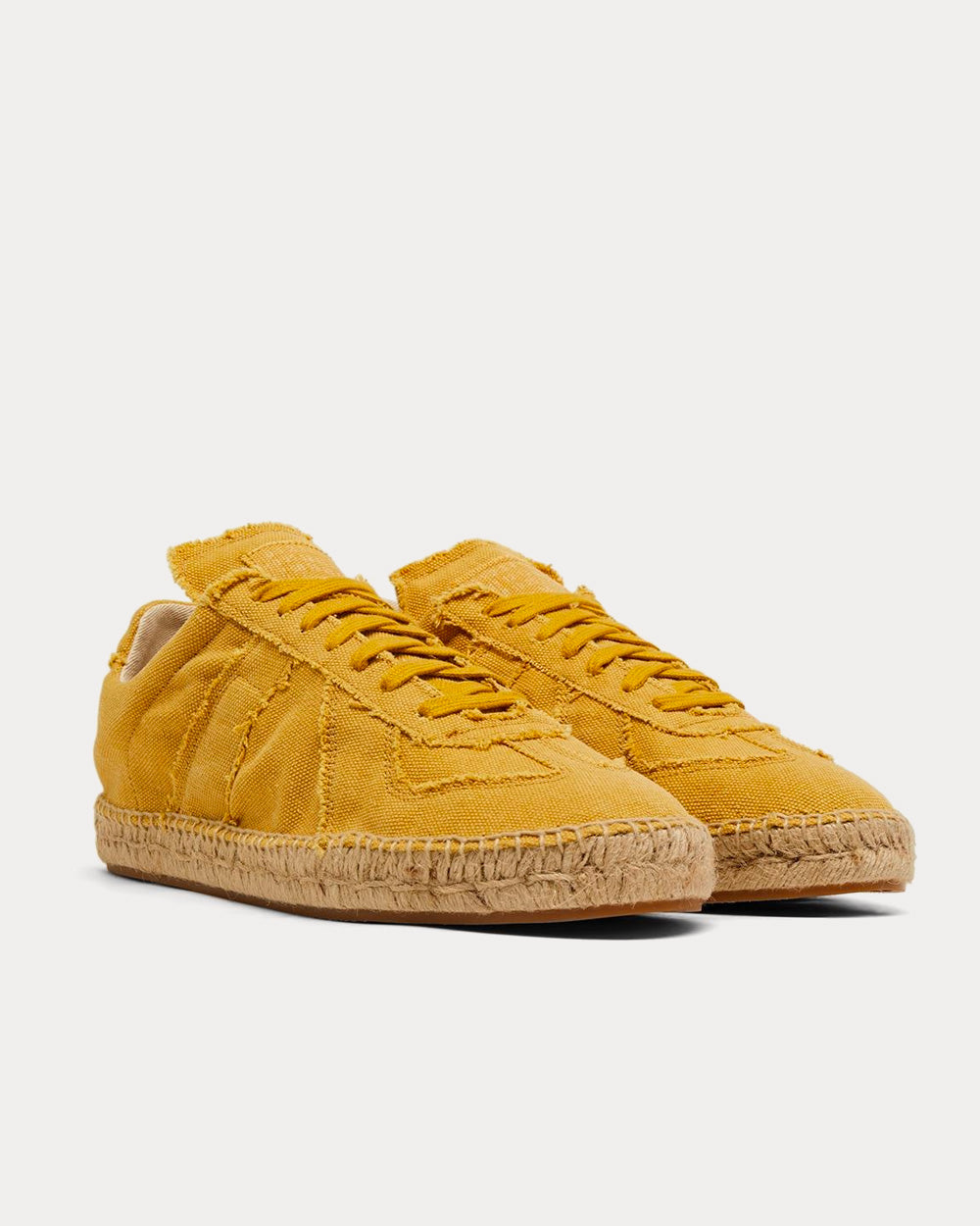 Maison Margiela Replica Espadrilles Yellow Low Top Sneakers - 2