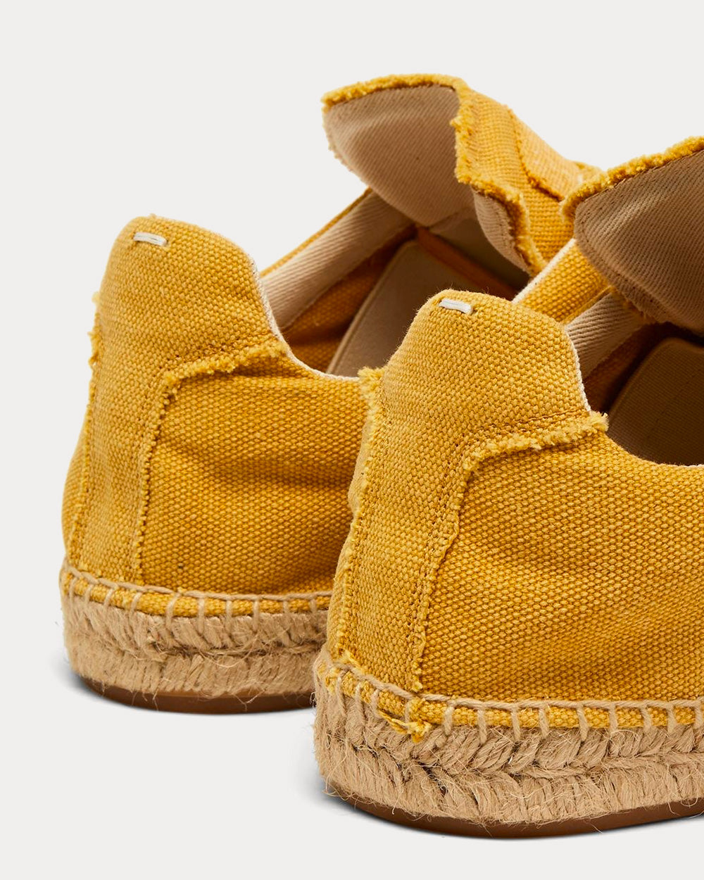 Maison Margiela Replica Espadrilles Yellow Low Top Sneakers - 4