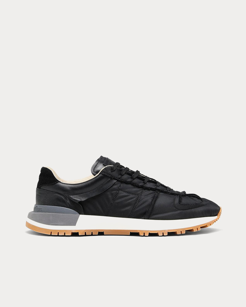 Maison Margiela Runner Evolution Black Low Top Sneakers - 1