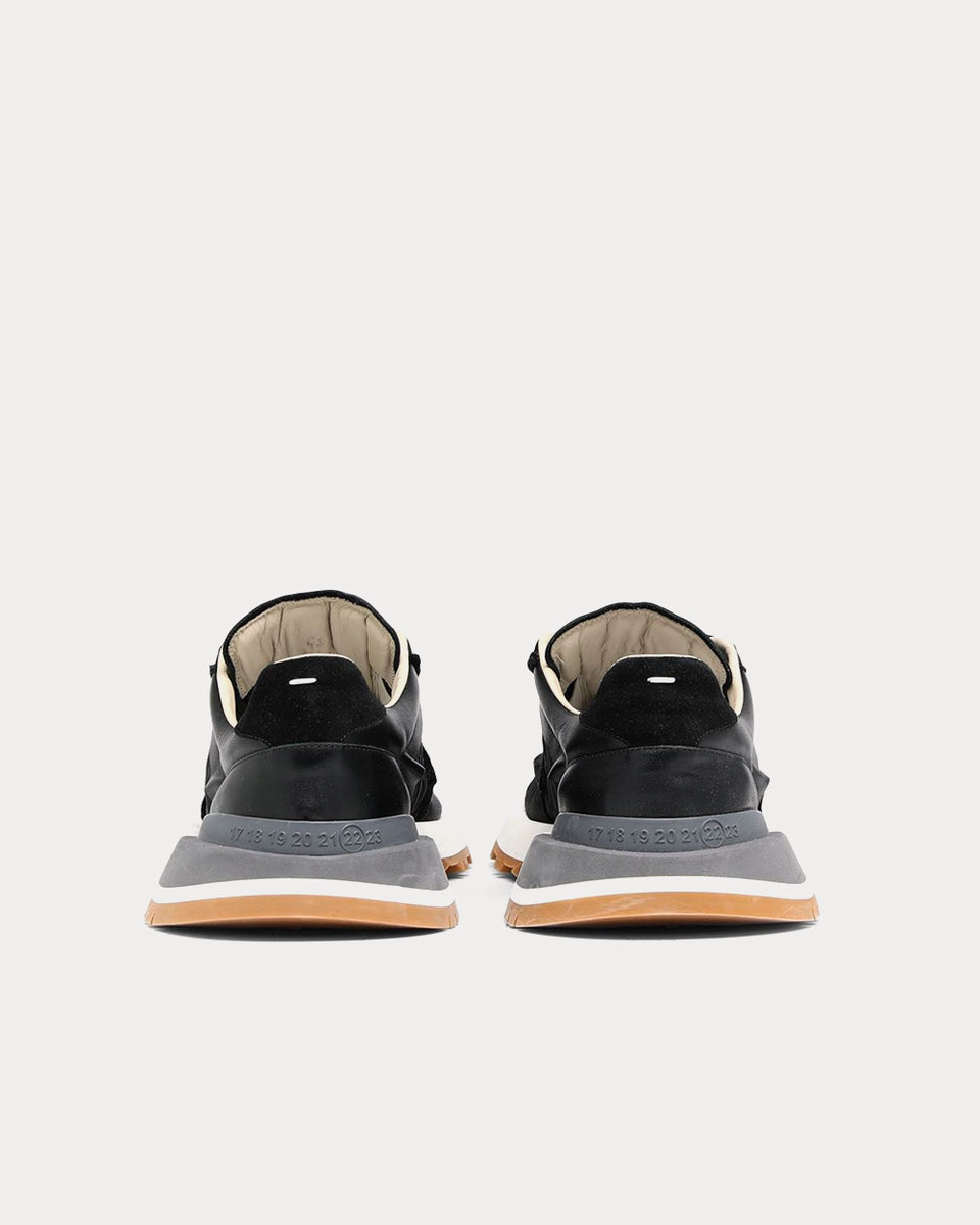 Maison Margiela Runner Evolution Black Low Top Sneakers - Sneak in Peace