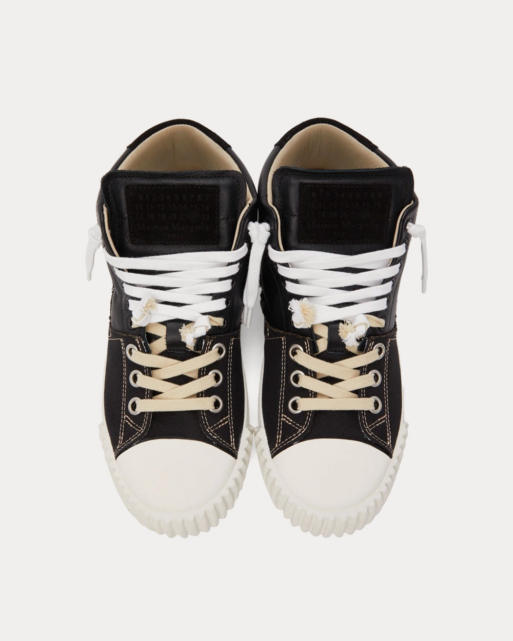 Maison Margiela Evolution Black High Top Sneakers - 2