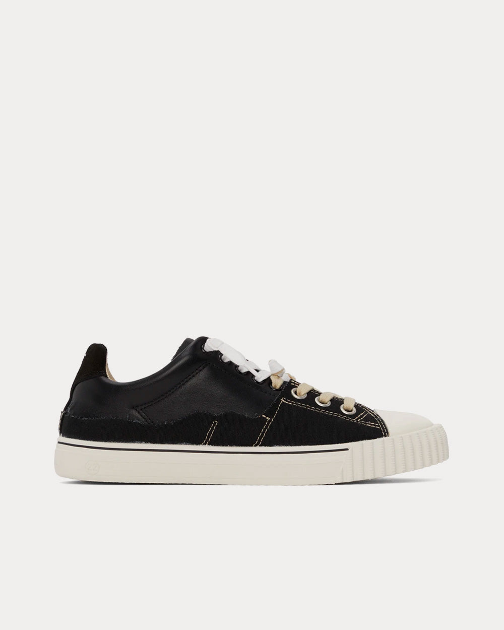 Maison Margiela Evolution Black Low Top Sneakers - 1