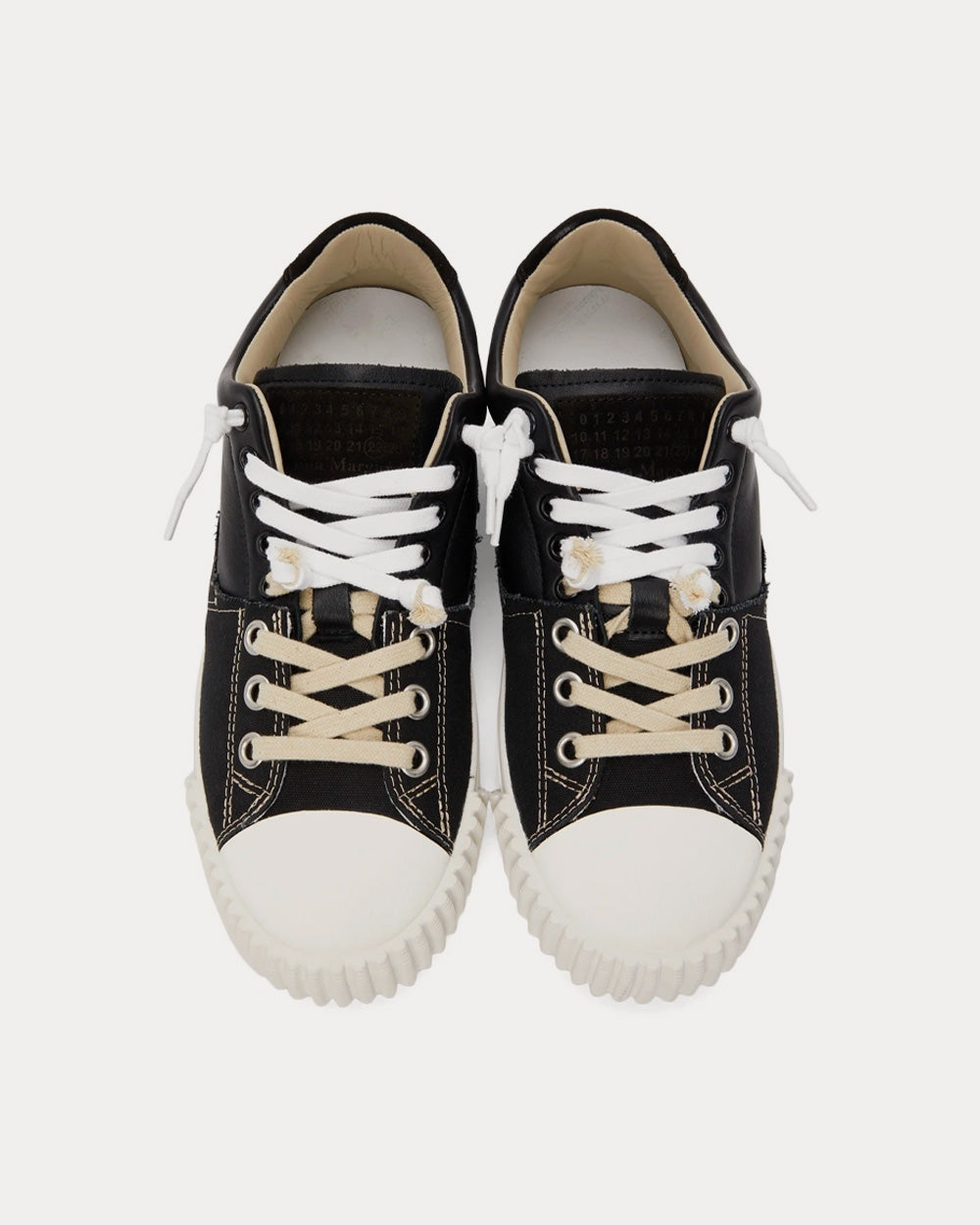 Maison Margiela Evolution Black Low Top Sneakers - 2