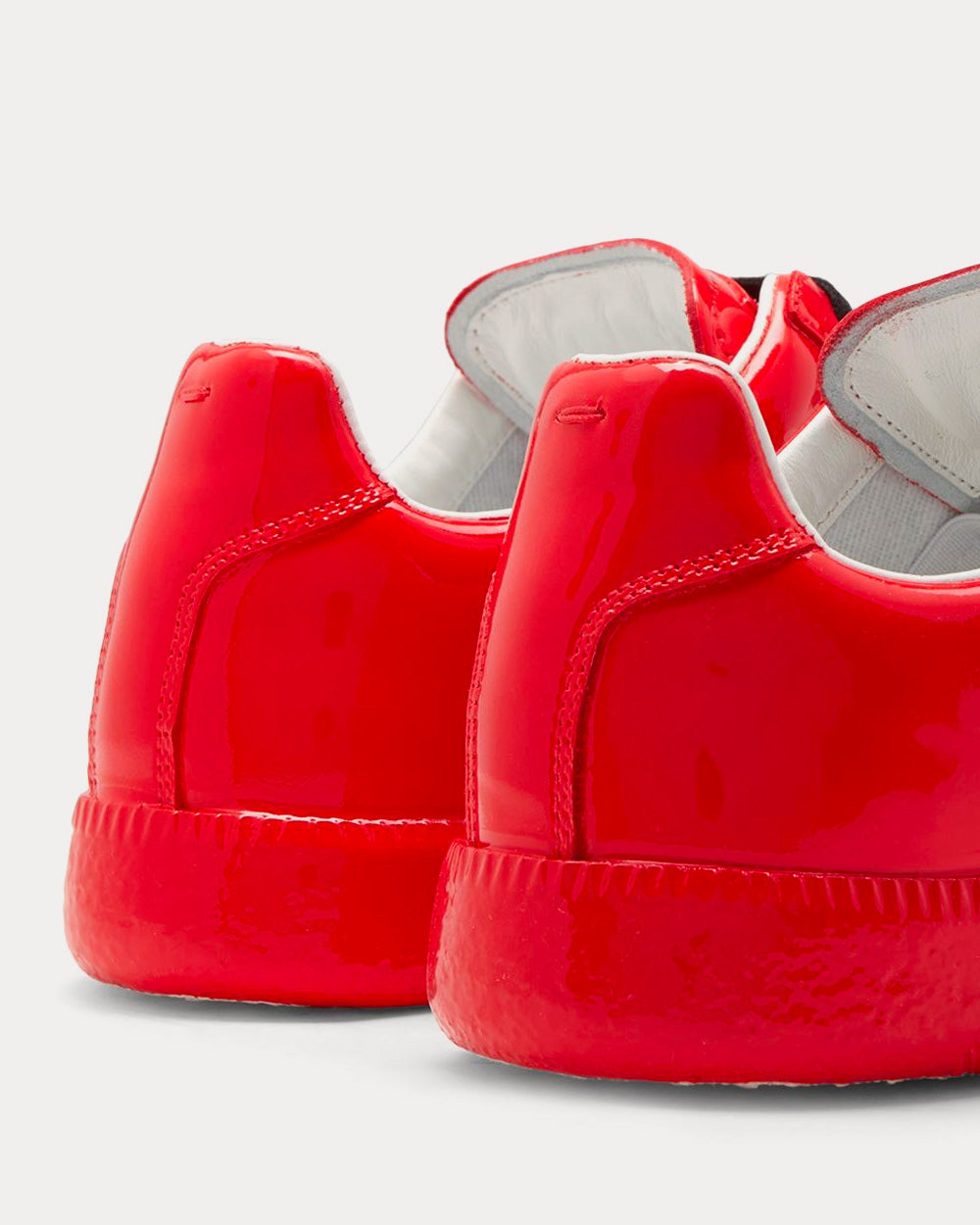 Maison Margiela Replica Rubber Coating Red Low Top Sneaker - 4