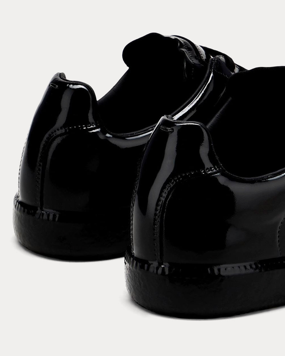 Maison Margiela Replica Rubber Coating Black Low Top Sneakers - 5