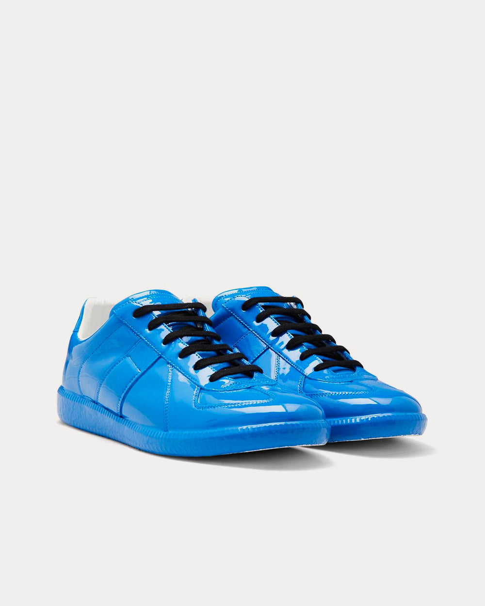 Maison Margiela Replica Rubber Coating Bright Blue Low Top Sneakers - 3