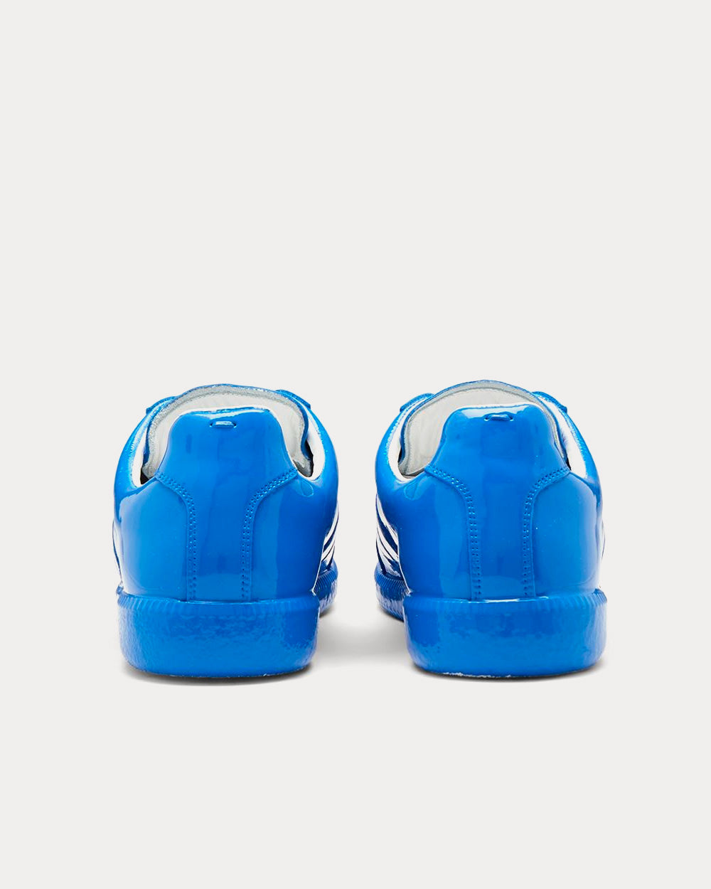 Maison Margiela Replica Rubber Coating Bright Blue Low Top Sneakers - 4