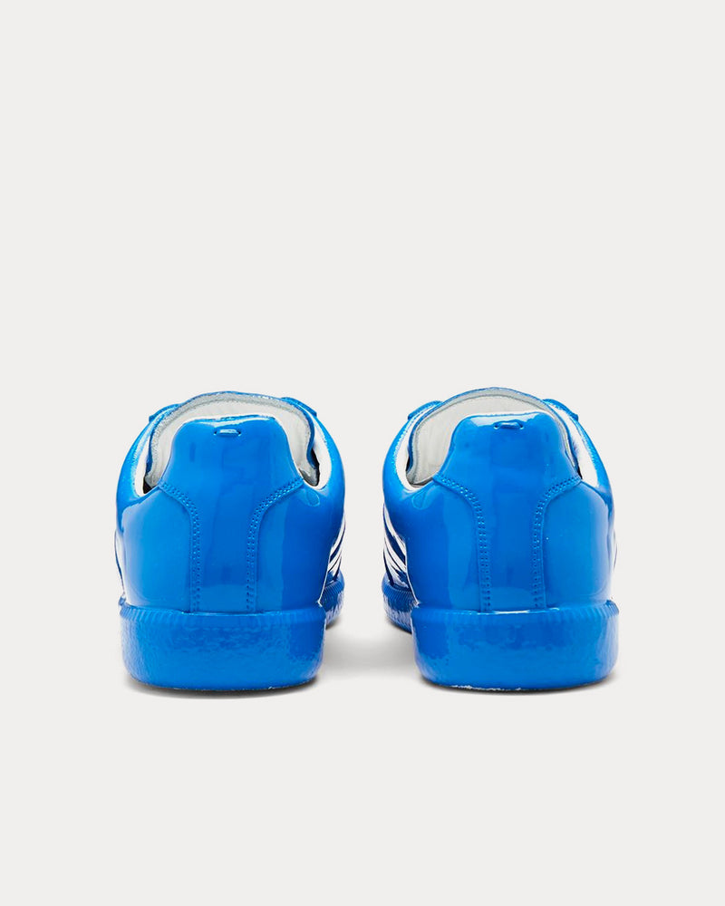 Maison Margiela Replica Rubber Coating Bright Blue Low Top Sneakers - 4