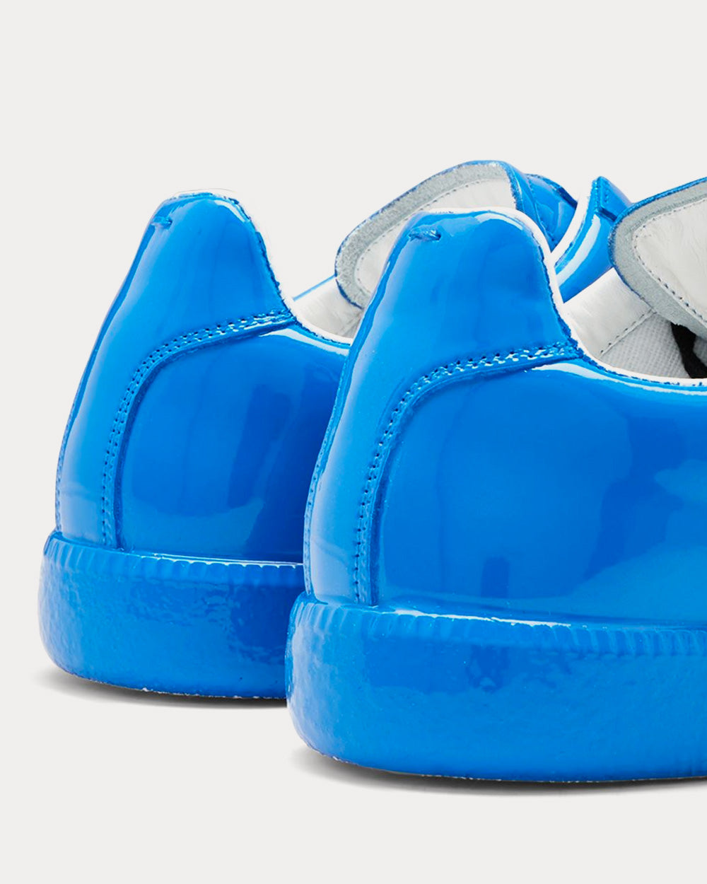 Maison Margiela Replica Rubber Coating Bright Blue Low Top Sneakers - 5