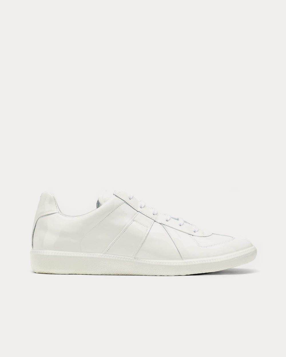 Maison Margiela Replica Rubber Coating White Low Top Sneakers - 1