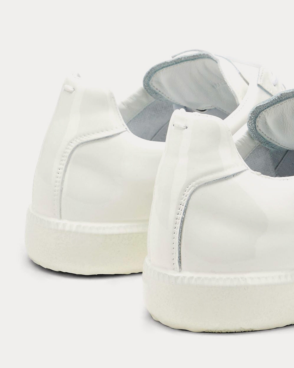 Maison Margiela Replica Rubber Coating White Low Top Sneakers - 5