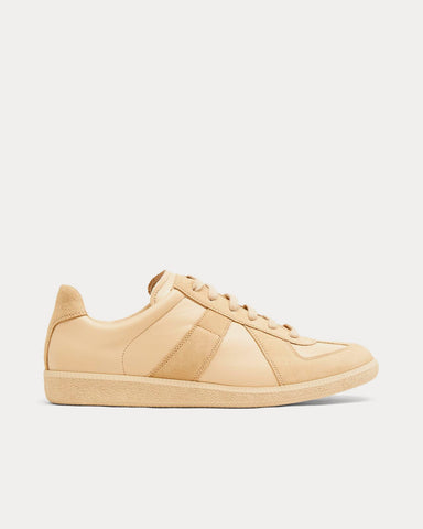 Maison Margiela Replica Beige Low Top Sneakers