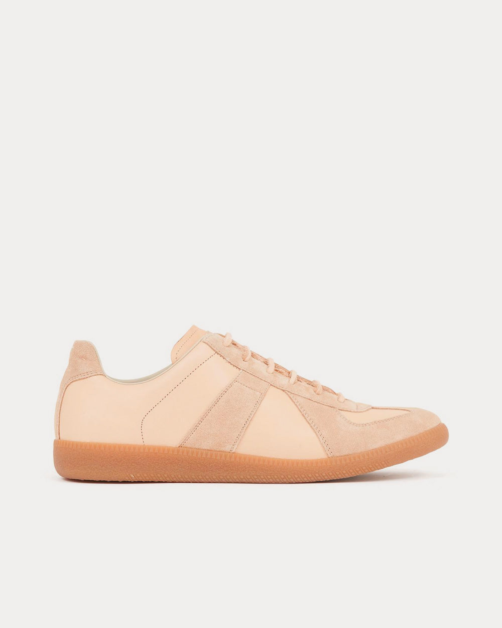 Maison Margiela Replica Natural Vegetable Leather Beige Low Top Sneakers - 1