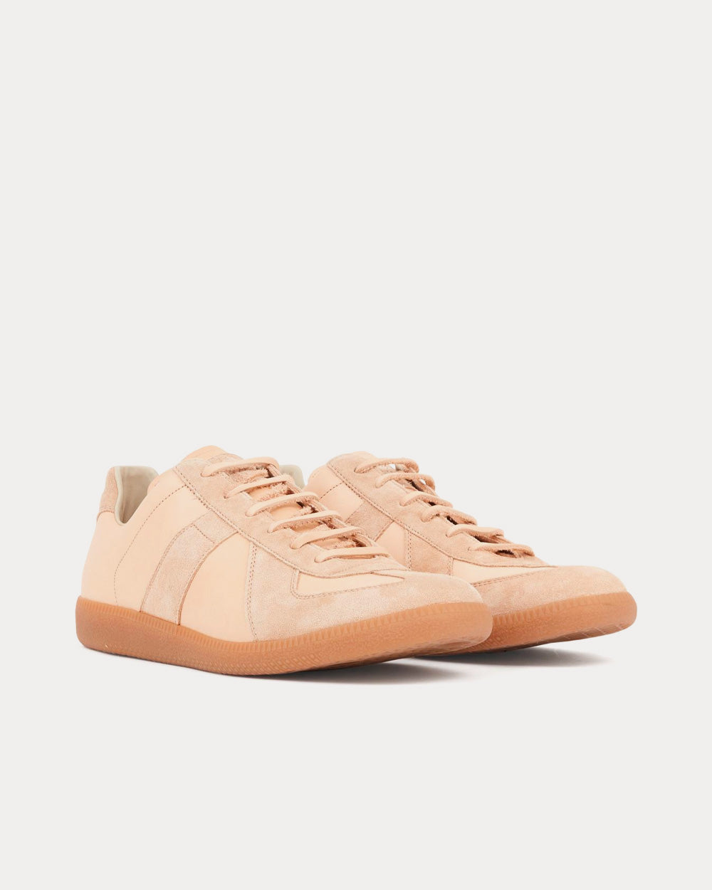 Maison Margiela Replica Natural Vegetable Leather Beige Low Top Sneakers - 3