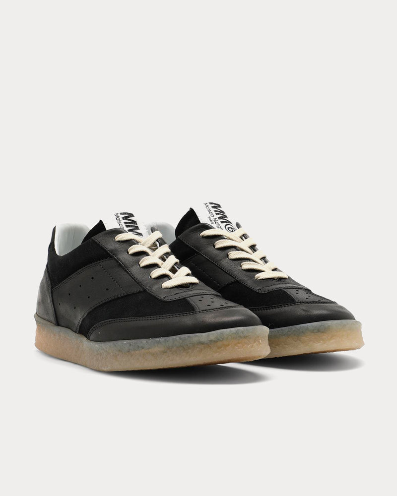 Maison Margiela MM6 6 Court Black Low Top Sneakers - 2