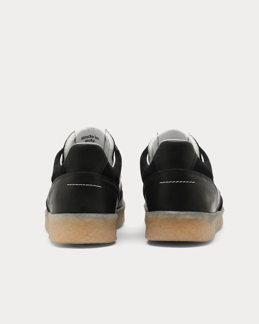 Maison Margiela MM6 6 Court Black Low Top Sneakers - 3