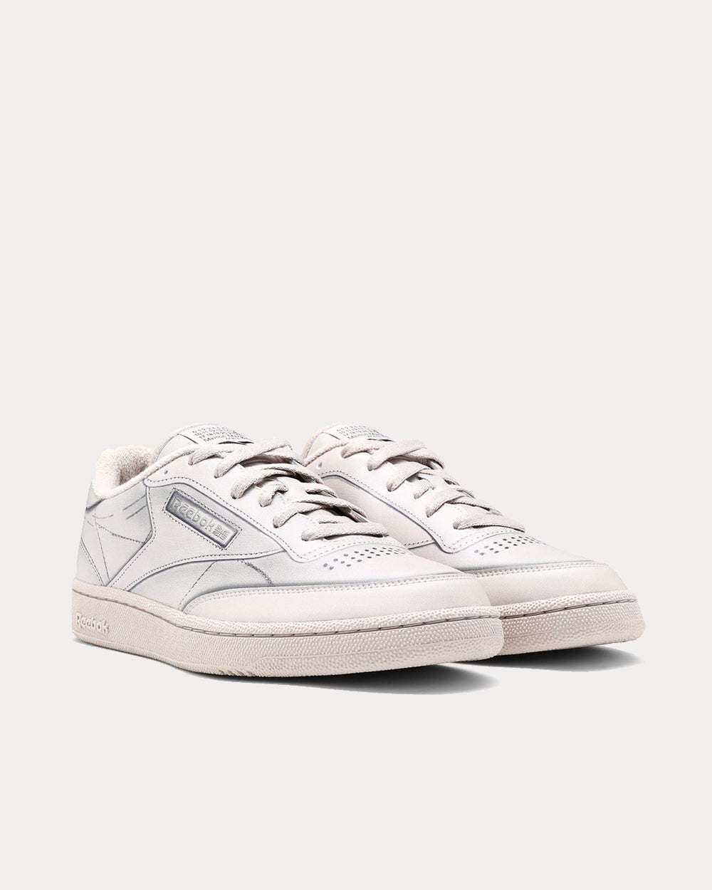 Reebok X Maison Margiela Club C Beige Low Top Sneakers - 2