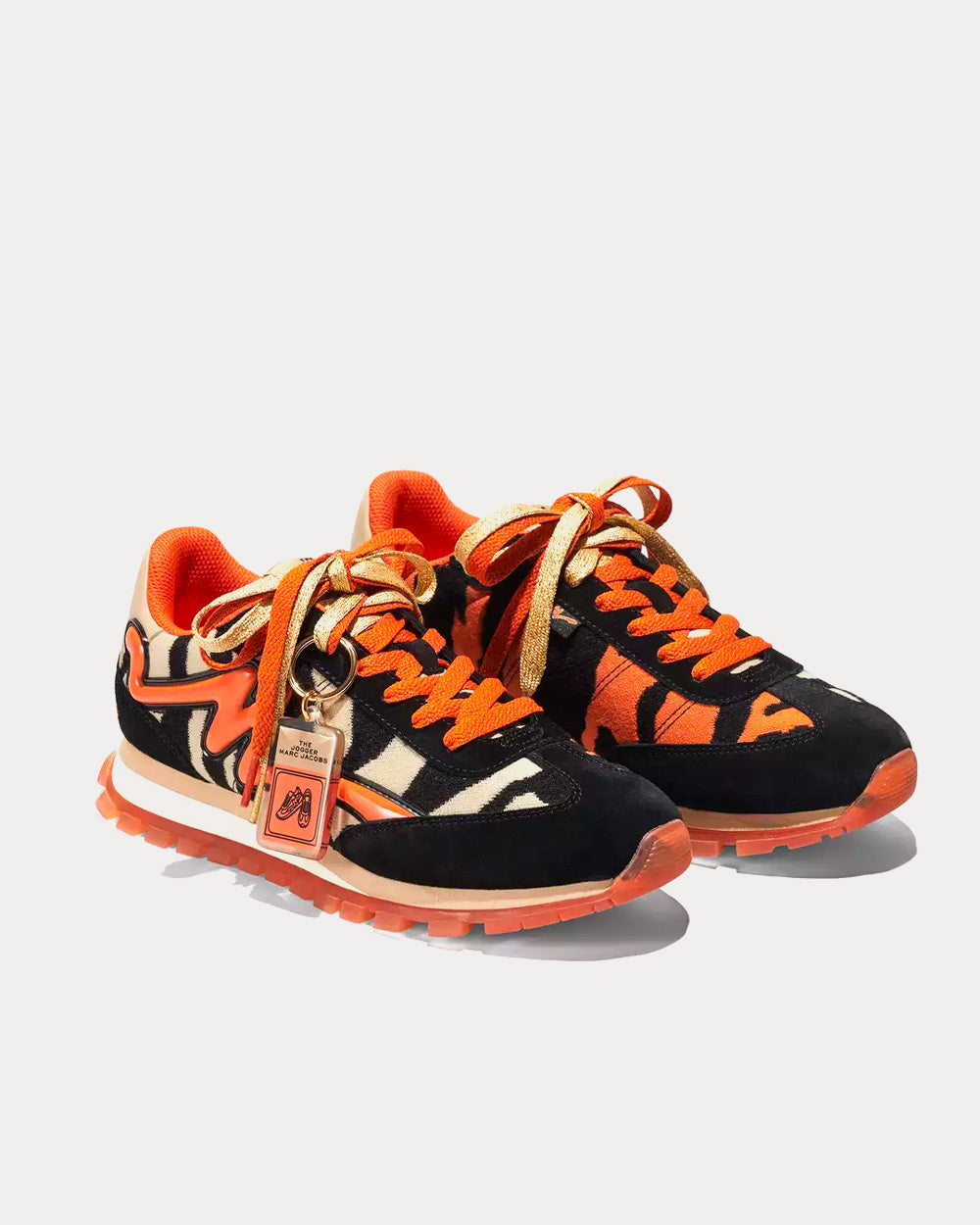 Marc Jacobs Year of the Tiger Jogger Black / Tiger Low Top Sneakers - 3