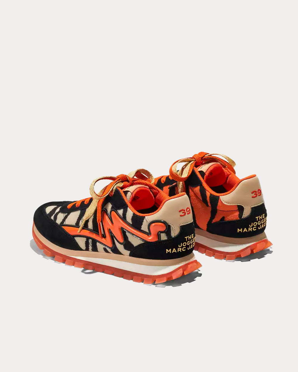 Marc Jacobs Year of the Tiger Jogger Black / Tiger Low Top Sneakers - 4