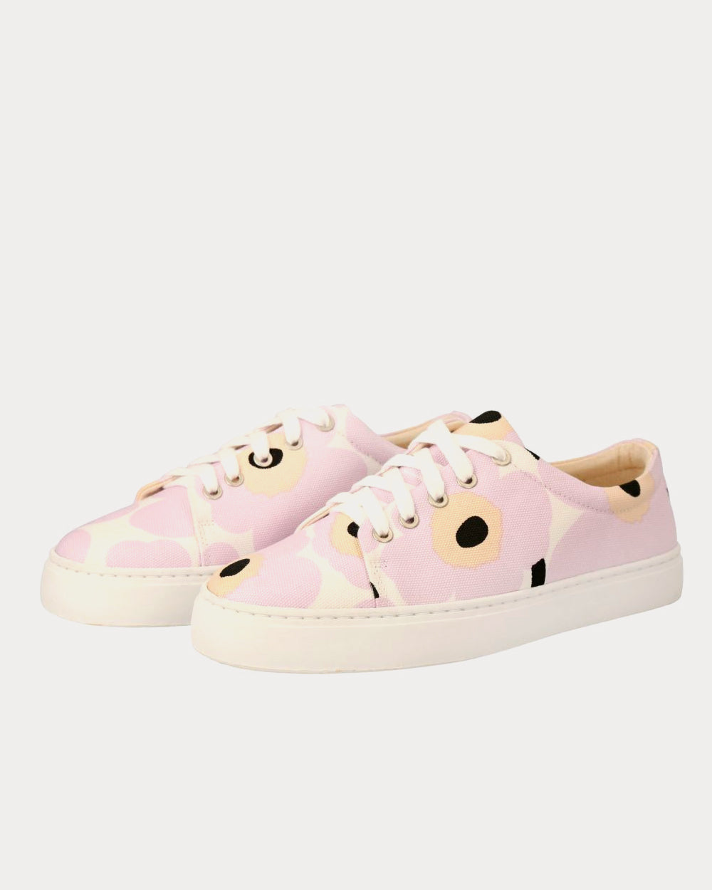 Marimekko Drutha Mini Unikko Low Top Sneakers Off White / Lilac / Black Low Top Sneakers - 2