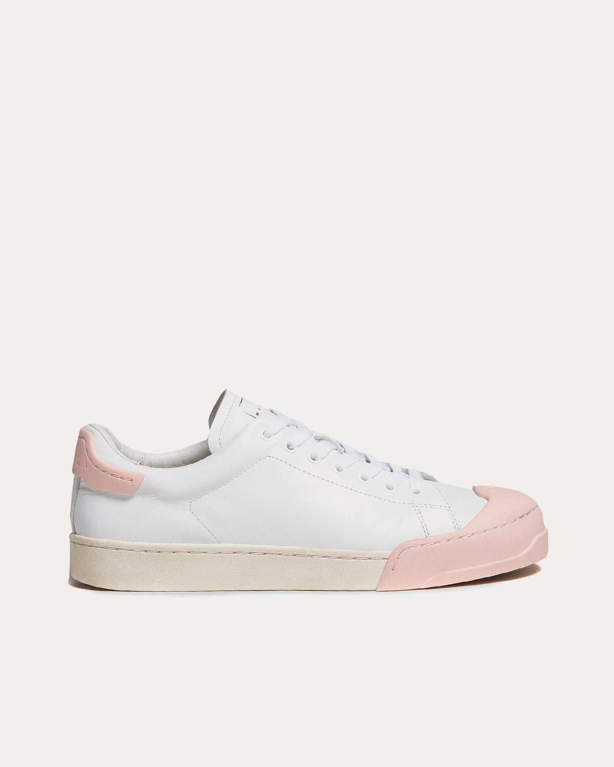 Marni Dada Bumper White / Pink Low Top Sneakers - 1