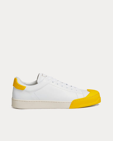 Marni Dada Bumper White / Yellow Low Top Sneakers