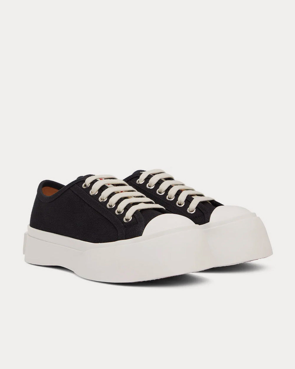 Marni Pablo Canvas Black Low Top Sneakers - 2