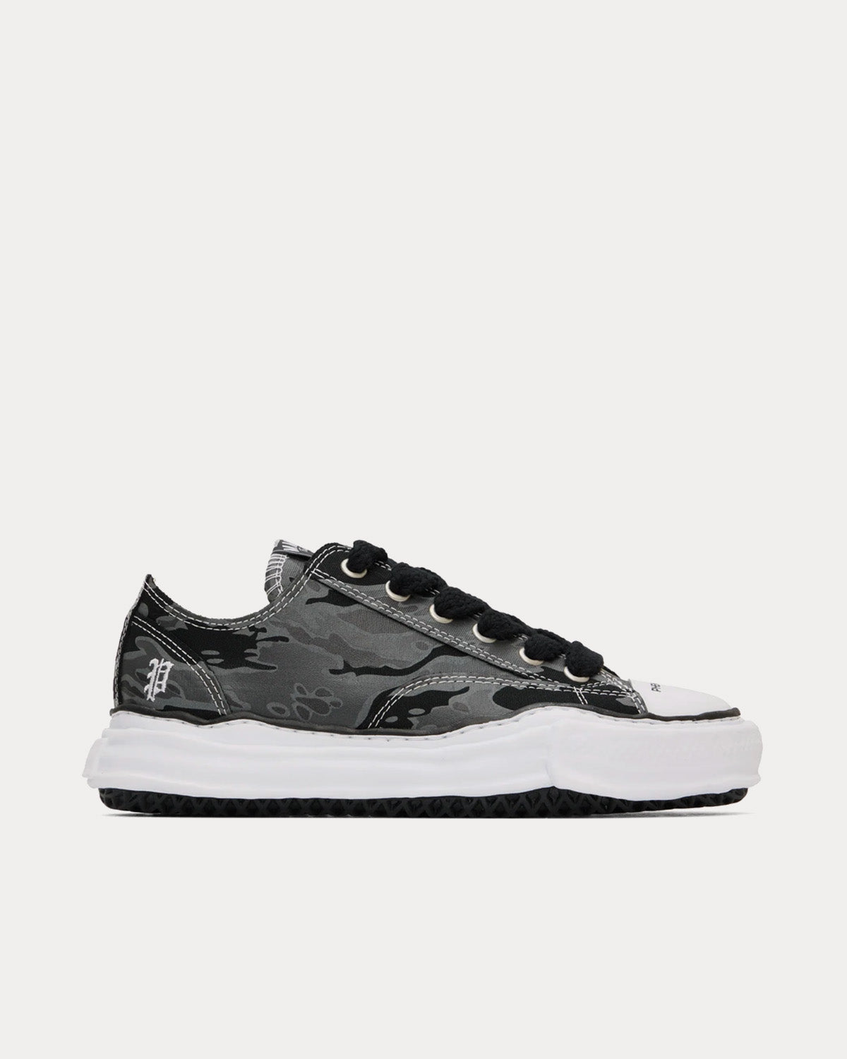 x Phenomenon Camo Outer Black / Grey Low Top Sneakers