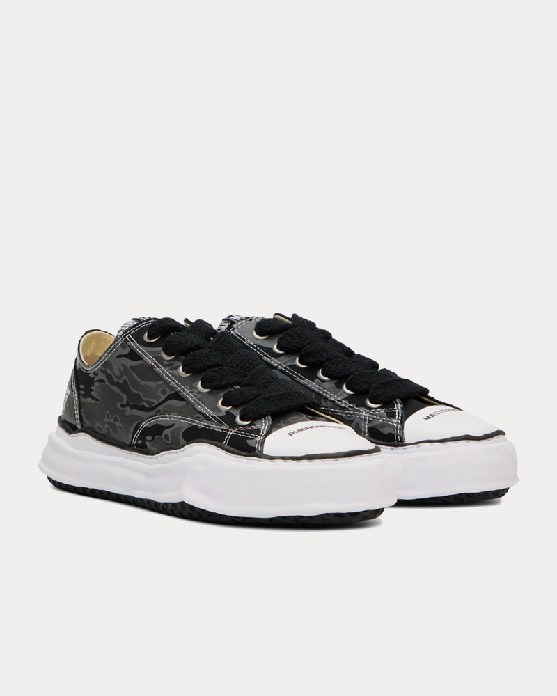 Mihara Yasuhiro x Mastermind x Phenomenon Camo Outer Black / Grey Low Top Sneakers - 2