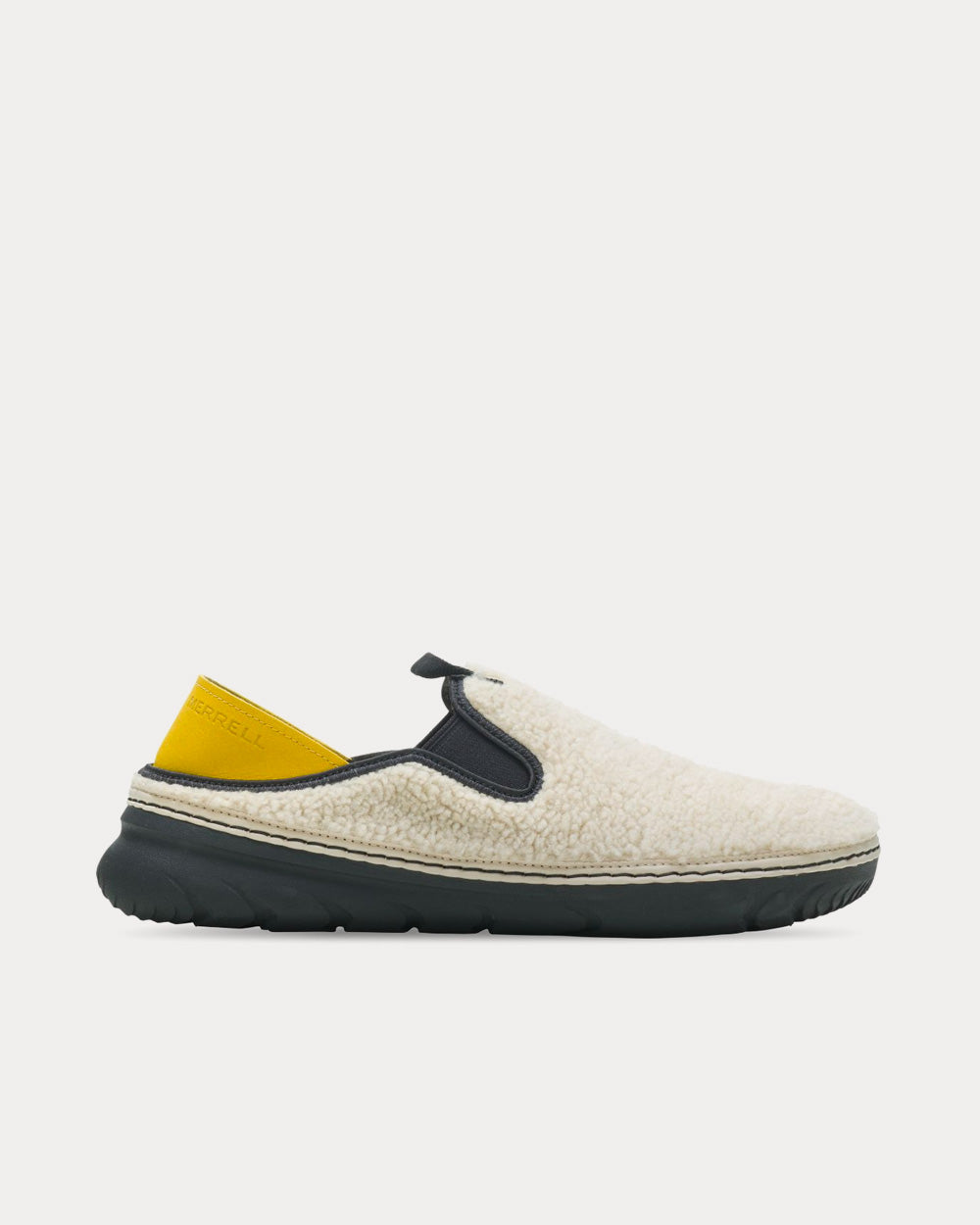 Merrell Hut Moc Fleece Oyster Slip Ons - 1