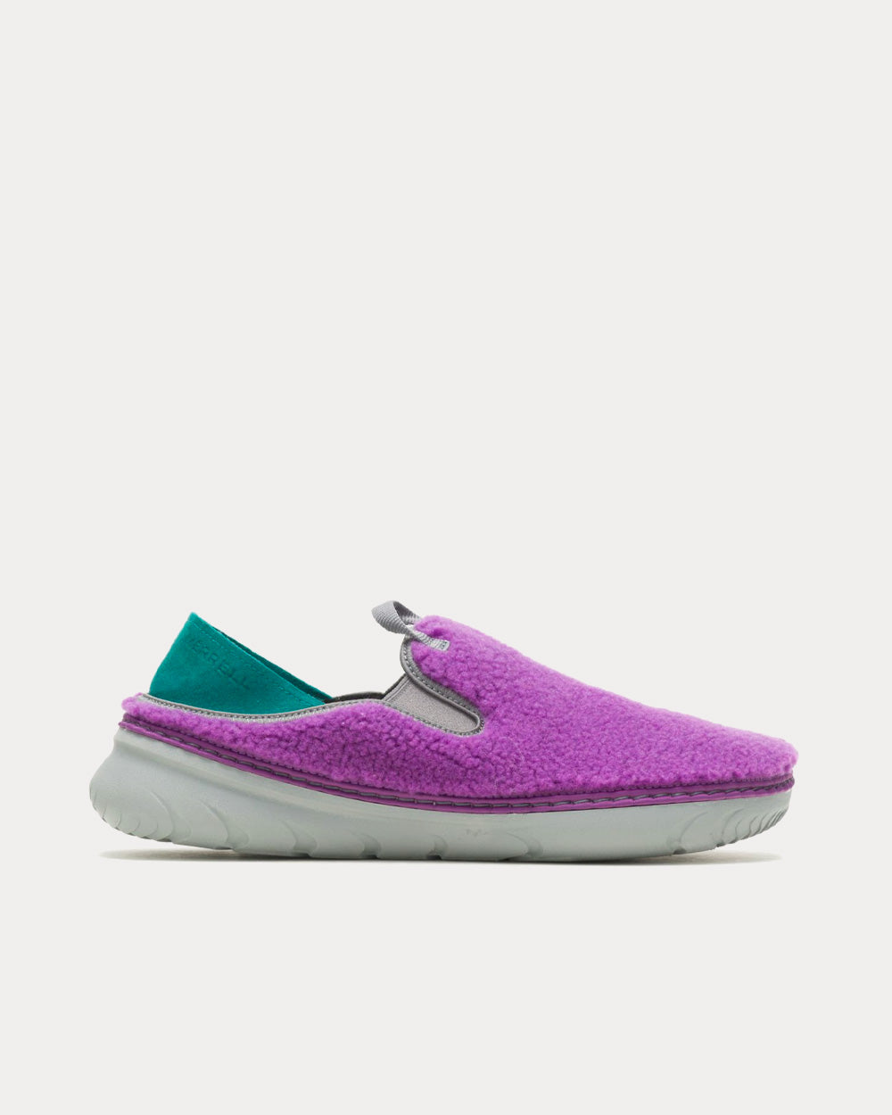 Merrell Hut Moc Fleece Plum Slip Ons - 1