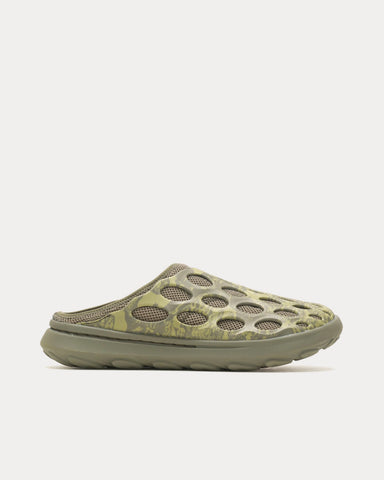 Merrell 1TRL Hut Moc 2 Hydro Mule Olive Slip Ons