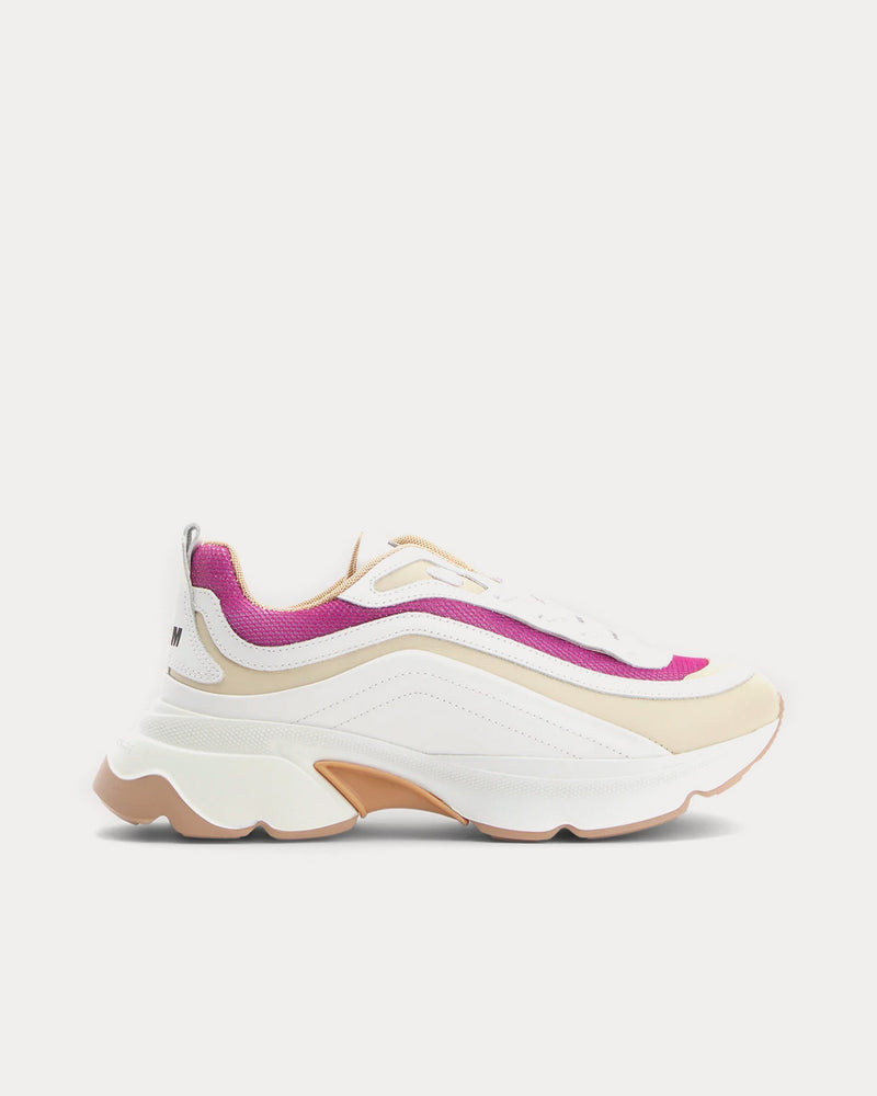 MSGM Minimal Runner Chunky Sole Fuchsia Low Top Sneakers - 1