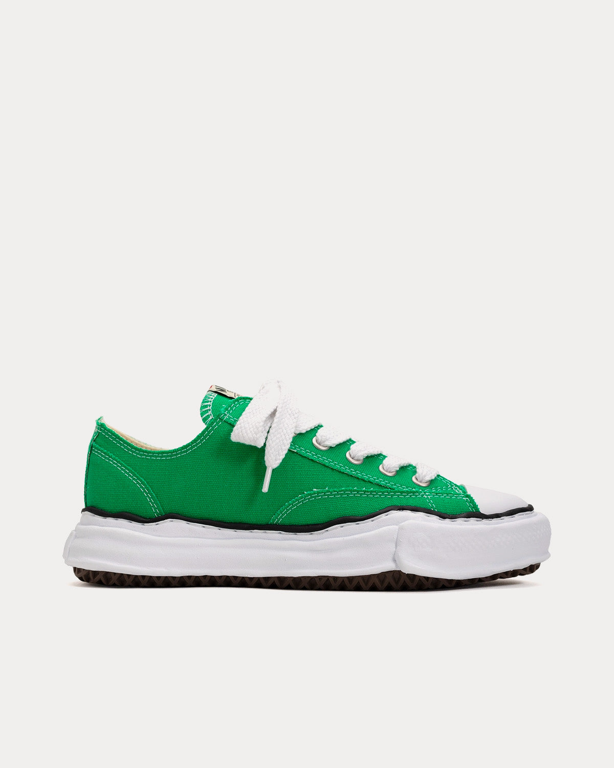 Mihara Yasuhiro Peterson OG Sole Canvas Green / White Low Top Sneakers - 1