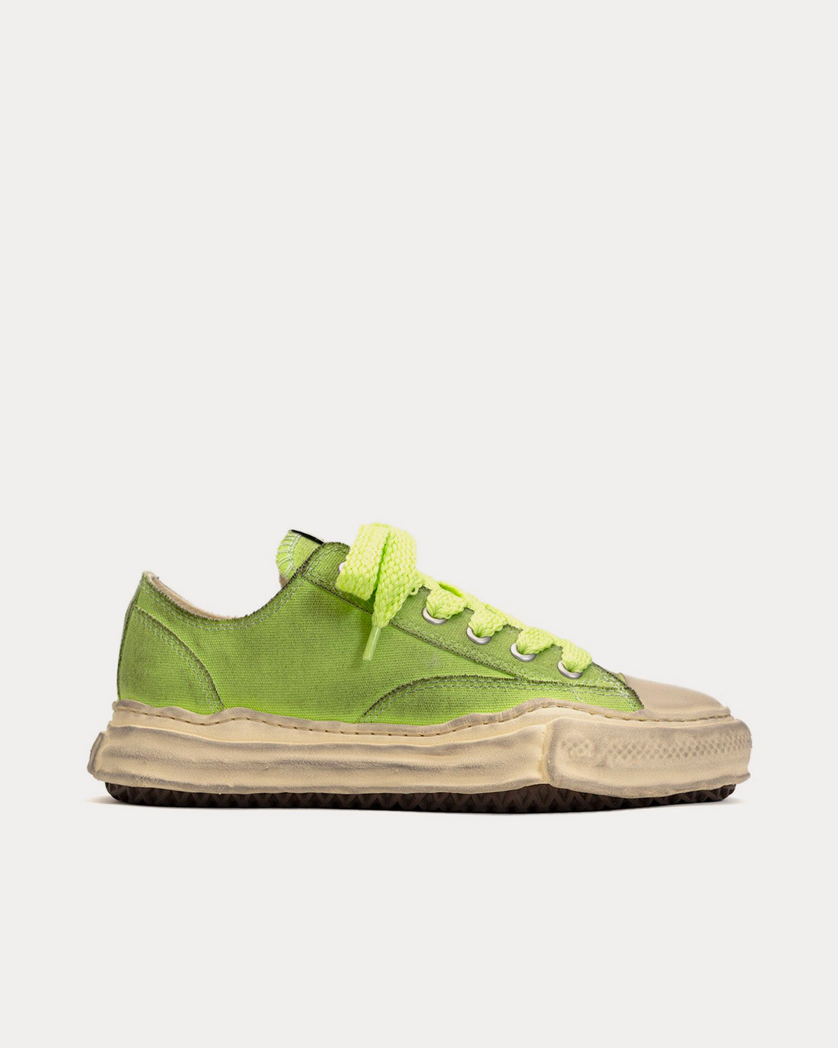 Mihara Yasuhiro - Peterson OG Sole Canvas Green / White Low Top Sneakers