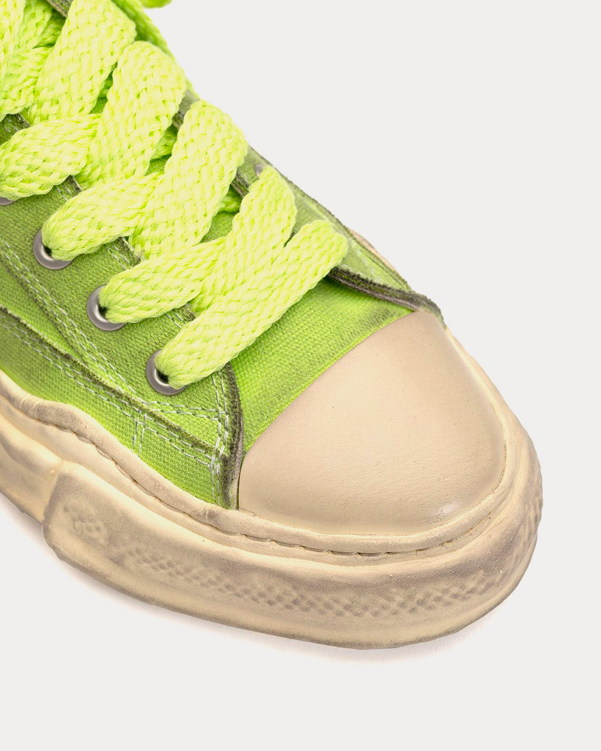 Mihara Yasuhiro - Peterson OG Sole Canvas Green / White Low Top Sneakers