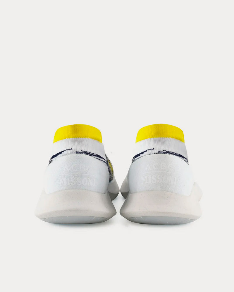 Missoni x ACBC Fly Yellow / White Low Top Sneakers - 3