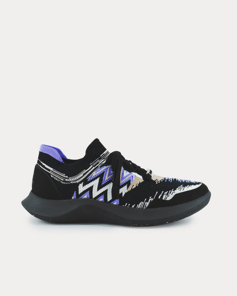 Missoni x ACBC Fly Purple / Black Low Top Sneakers - 1