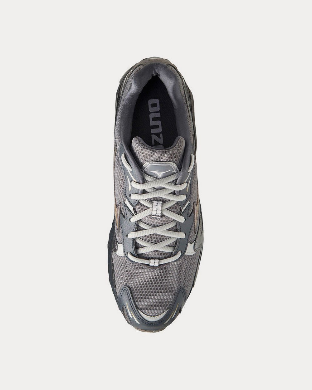 Mizuno Wave Rider 10 Frost Grey Low Top Sneakers - 2