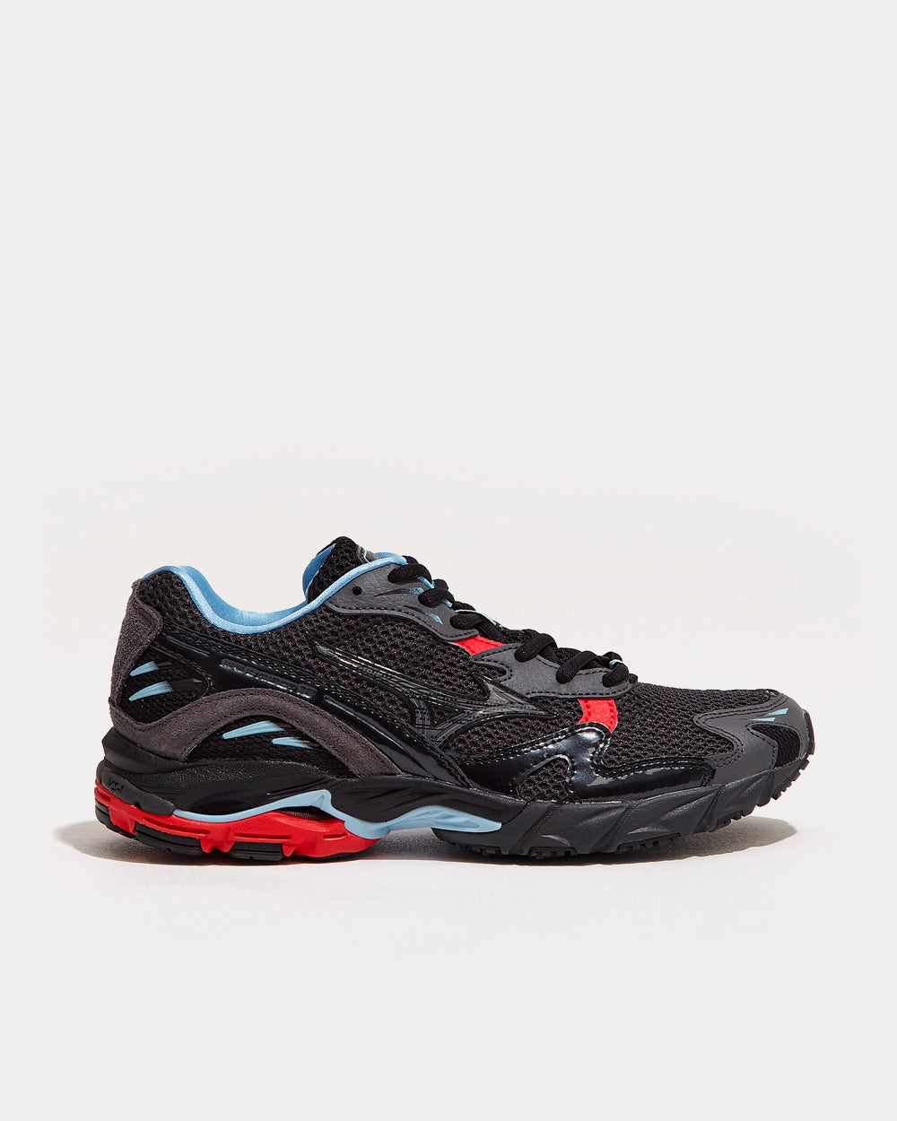 Mizuno Wave Rider 10 Black Low Top Sneakers - 1