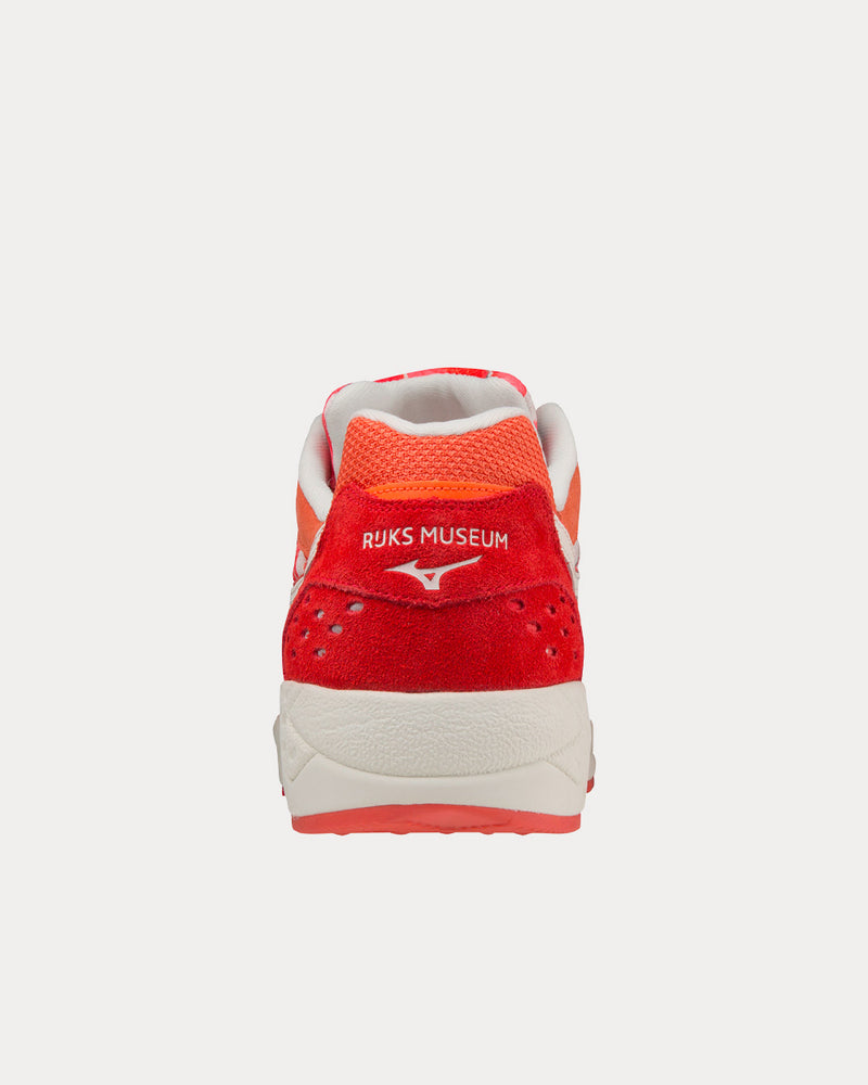 Mizuno x Rijksmuseum Contender Emberglow / Vanilla Ice / Poppy Red Low Top Sneakers - 4